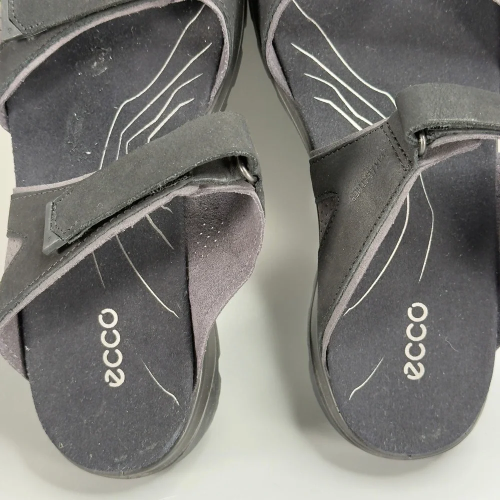 Ecco Offroad Womens US 6 - 6.5 6 1/2 EU 37 Sandals Black Adjustable Strappy Shoe - Picture 8 of 16